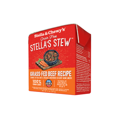 Stella and Chewy's Grass Feb Beef Stew Wet Dog Food 11oz