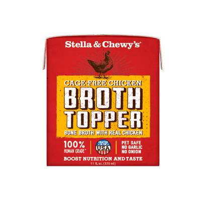 Stella and Chewy's Cage Free Chicken Broth Dog Topper 11oz