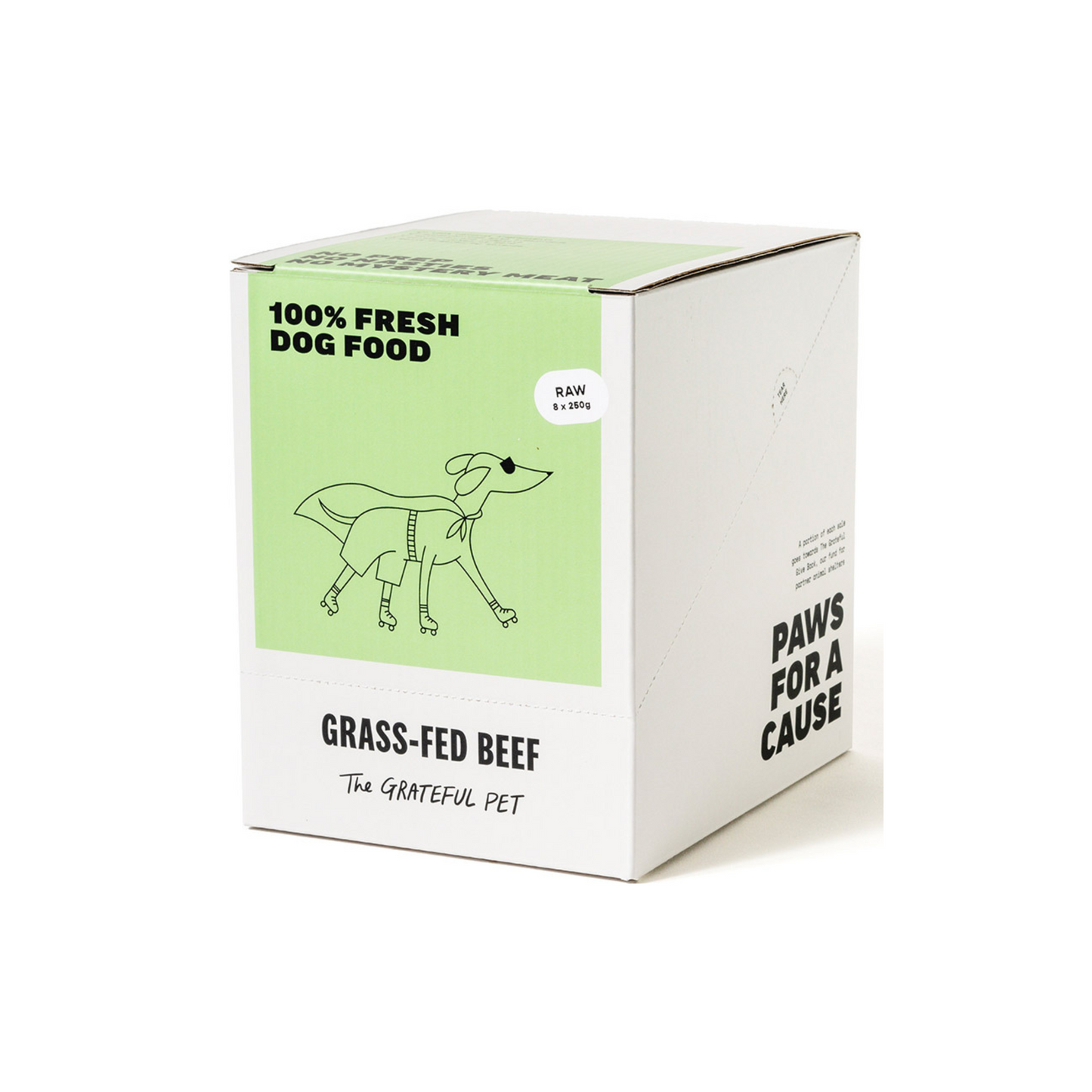 The Grateful Pet Raw Dog Food - Beef (8 x 250g)