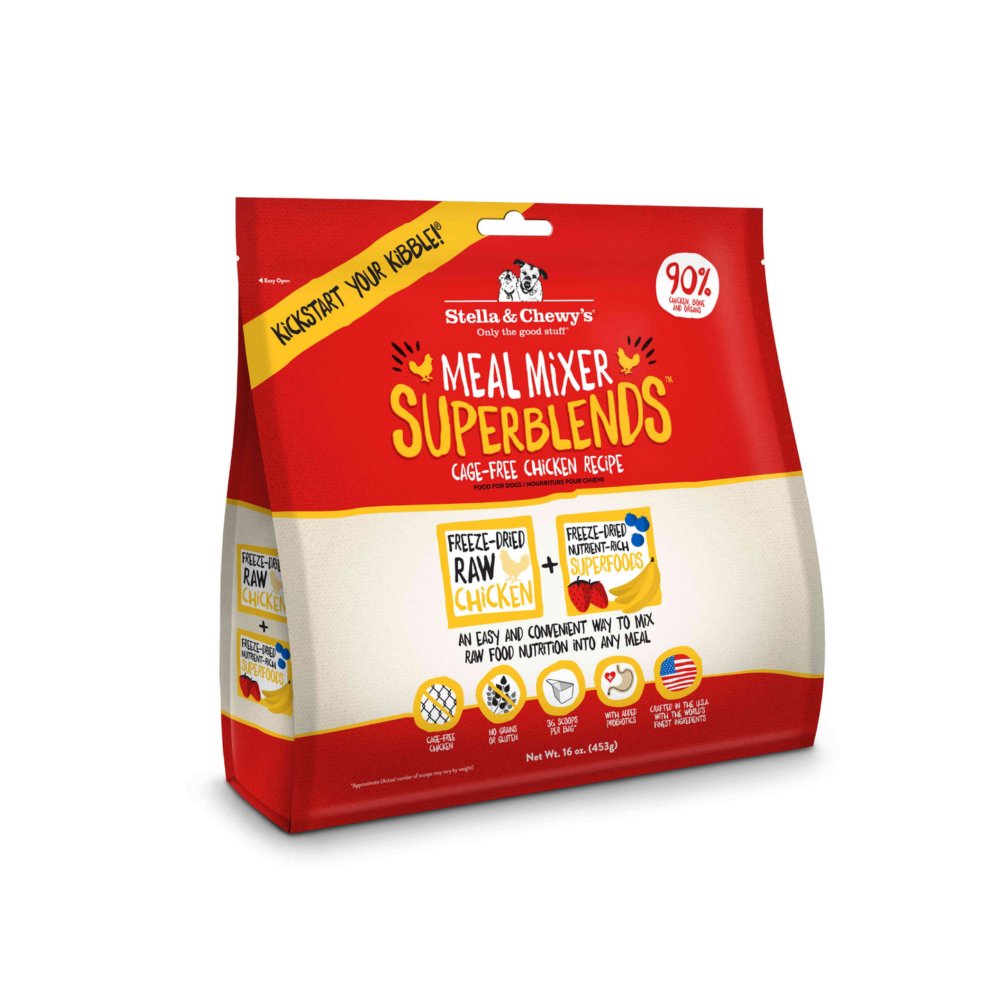 Stella and Chewy's Superblends Chicken Dog Topper 16oz