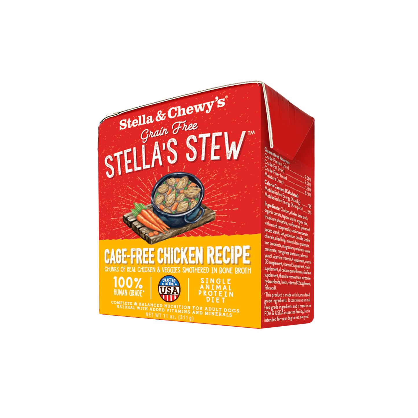 Stella and Chewy's Cage Free Chicken Stew Wet Dog Food 11oz