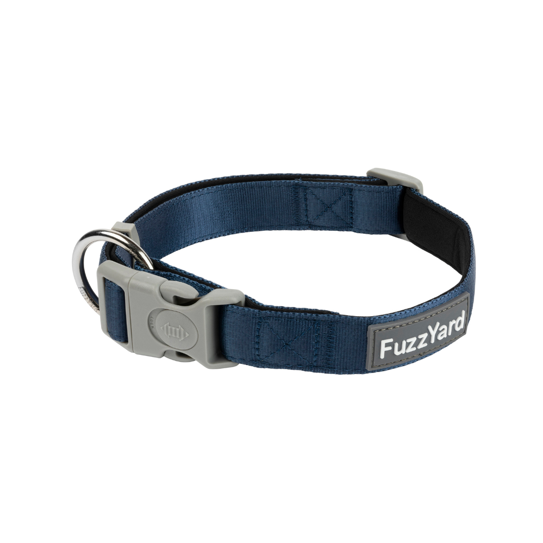 FuzzYard Collar - Marine (3 Sizes)