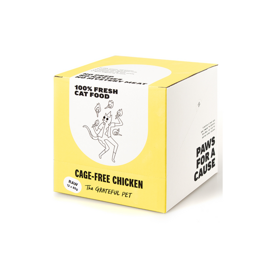 The Grateful Pet Raw Cat Food - Chicken (12 x 85g)