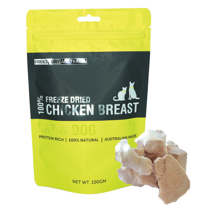 Freeze Dry Australia Diced Chicken Breast 100g