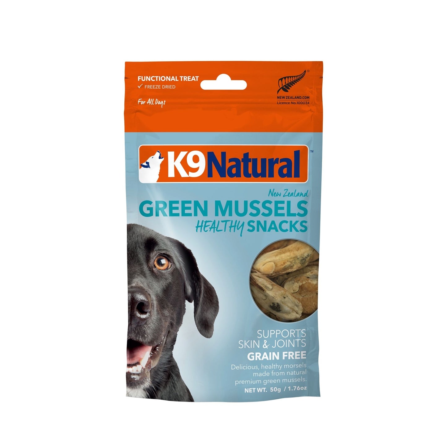 K9 Natural Freeze Dried Green Lipped Mussels 50g