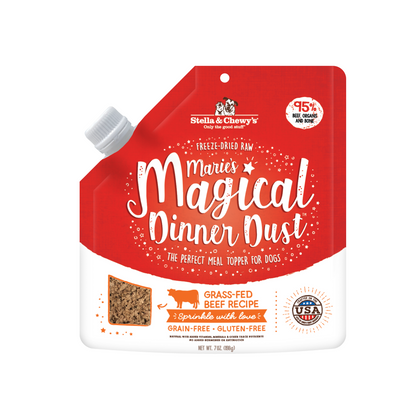 Stella and Chewy's Marie's Magical Dinner Dust Grass-Fed Beef Dog Topper 7oz