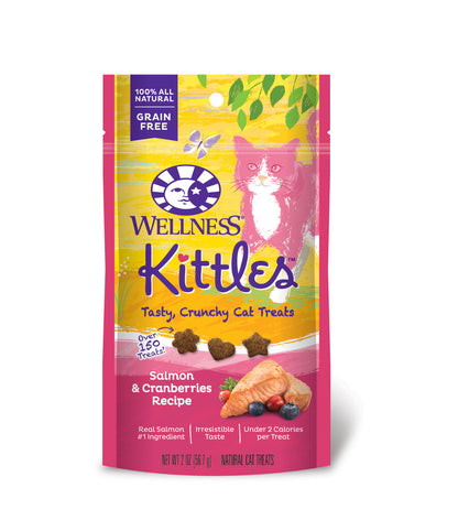 Wellness Kittles Salmon & Cranberries Cat Treat 2oz
