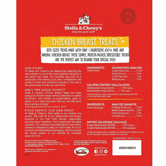 Stella and Chewy's Freeze Dried Chicken Breast Dog Treats 2.75oz