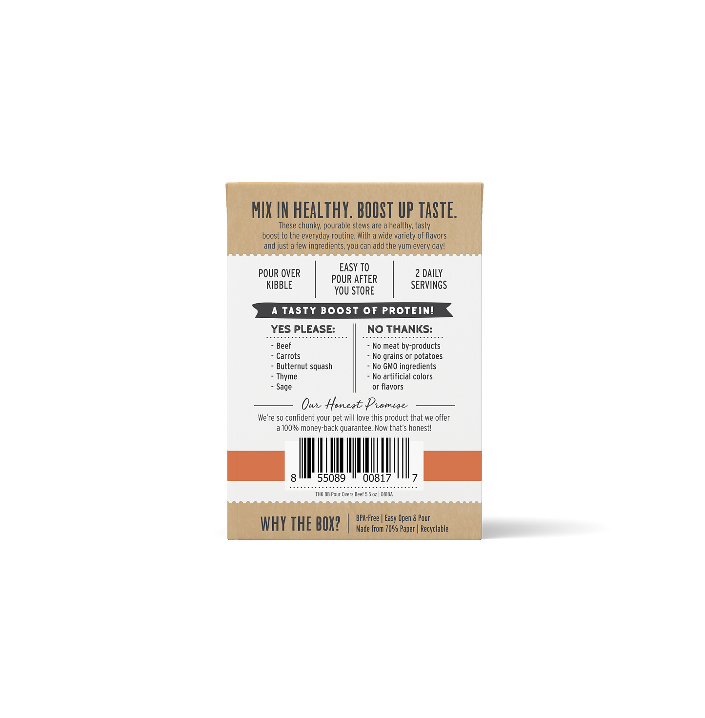 The Honest Kitchen Bone Broth Pour Overs Beef Stew - 5.5 oz