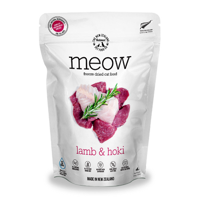 MEOW Freeze Dried Raw Lamb & Hoki Cat 280g