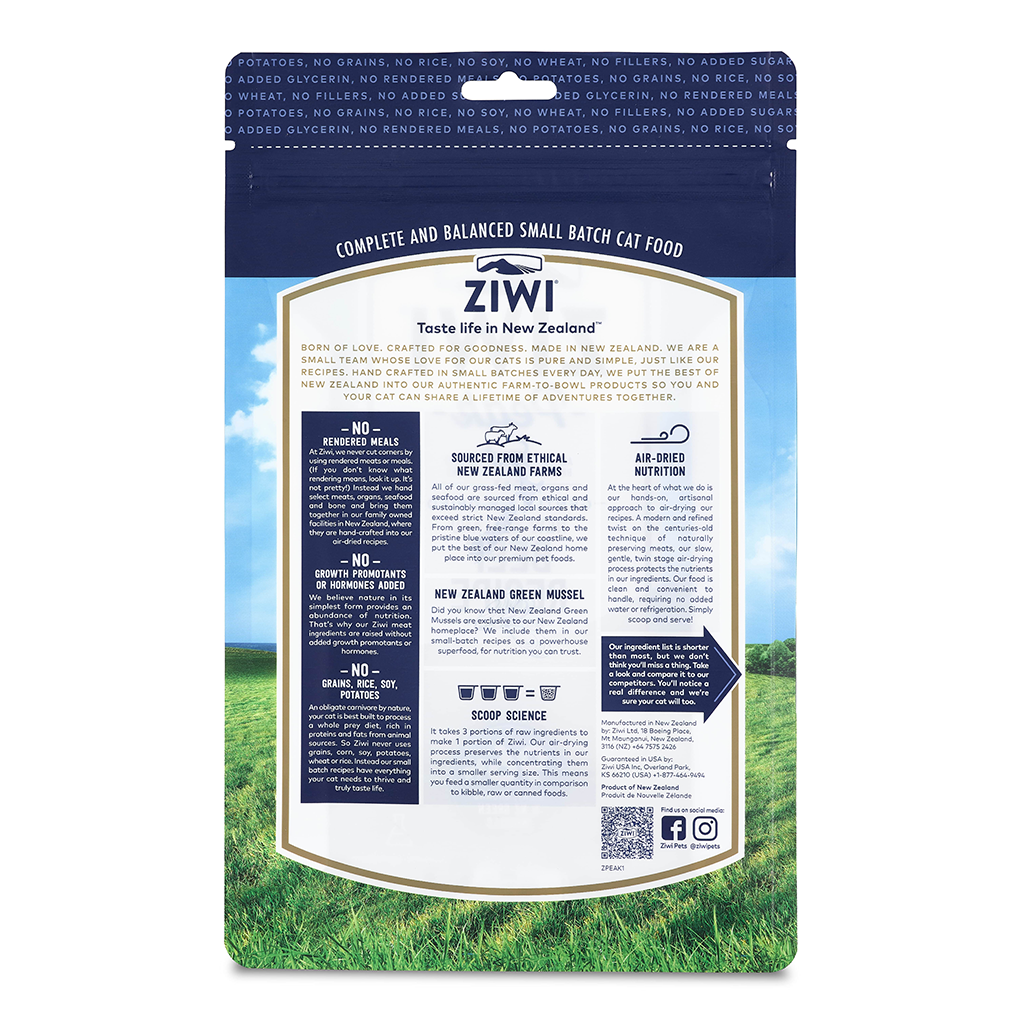 ZIWI Peak Beef Air Dried Cat Dry Food (2 sizes)