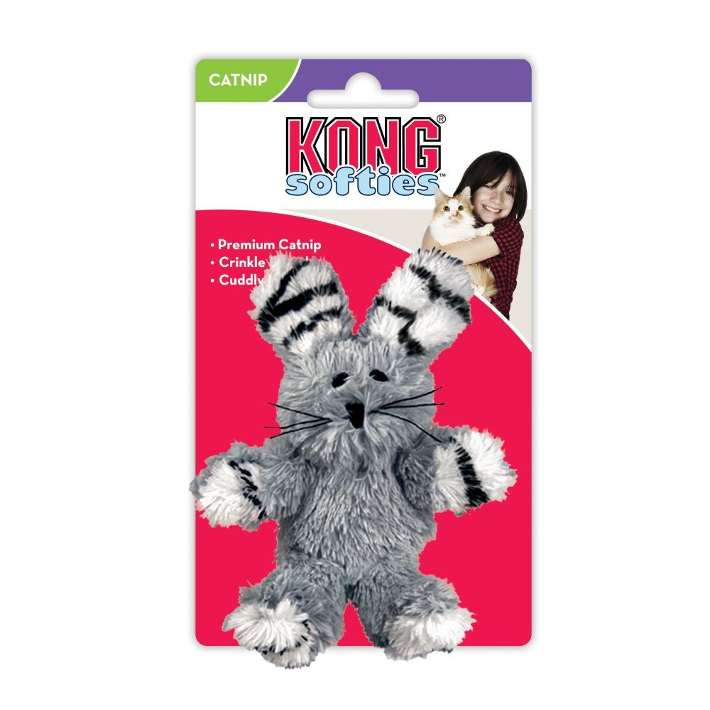 KONG Cat Softies - Fuzzy Bunny (Assorted)