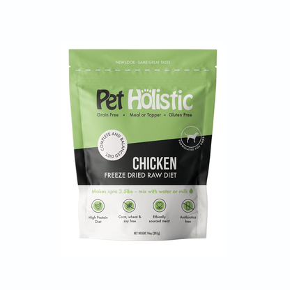 Pet Holistic Freeze Dried Dog Food - Chicken 14oz
