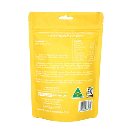 [BUNDLE] Freeze Dry Australia Dog & Cat Treats - Chicken Necks 100g