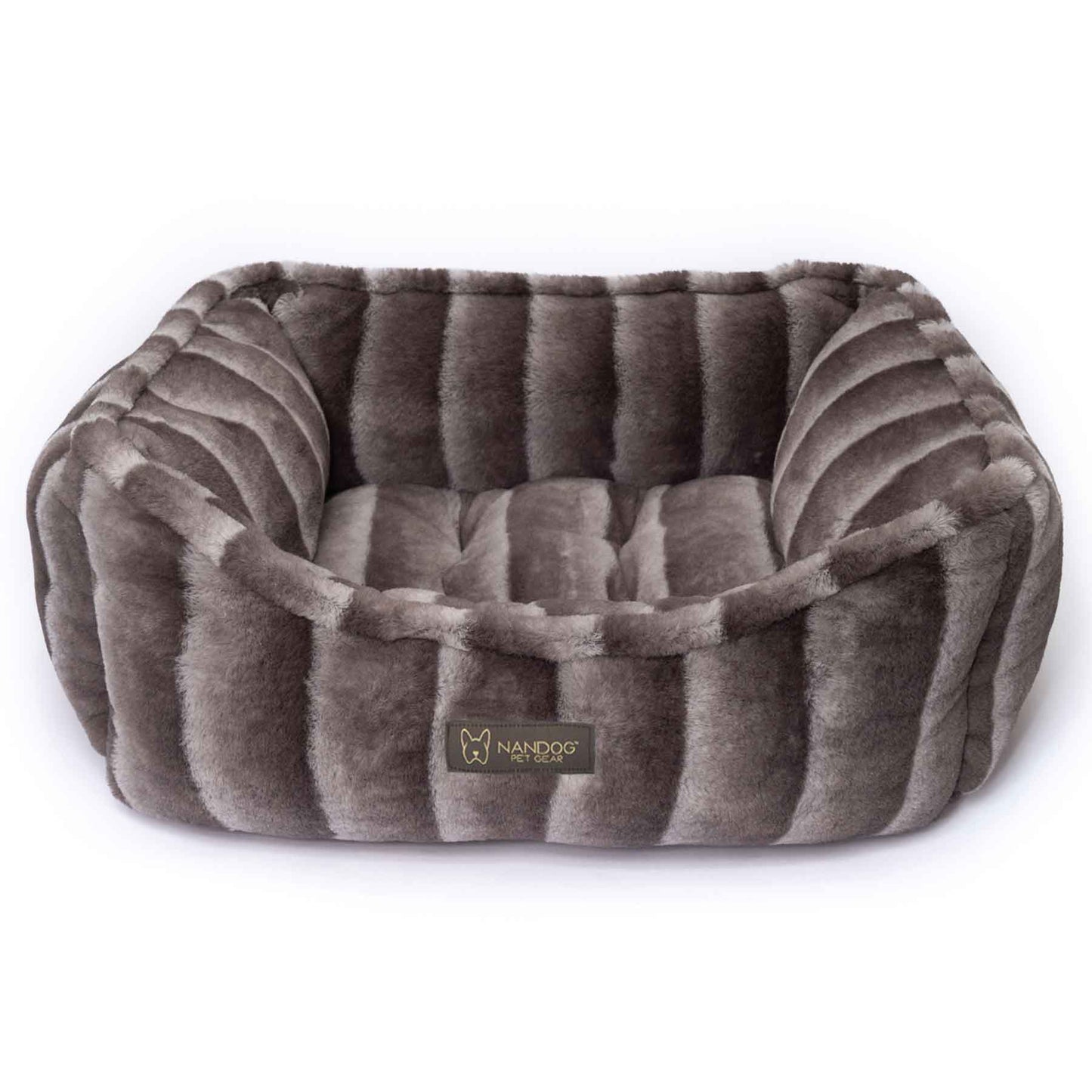 Nandog Reversible Bed Soft Luxe Bed - Cloud Chinchilla