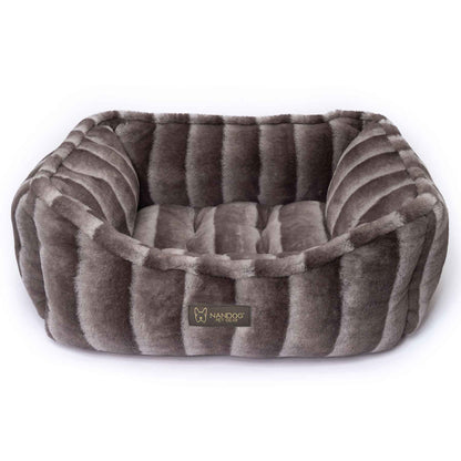 Nandog Reversible Bed Soft Luxe Bed - Cloud Chinchilla