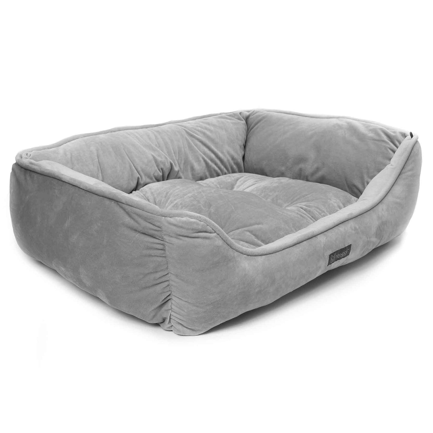 Nandog Reversible Bed Soft Luxe Big Bed - Plush Grey