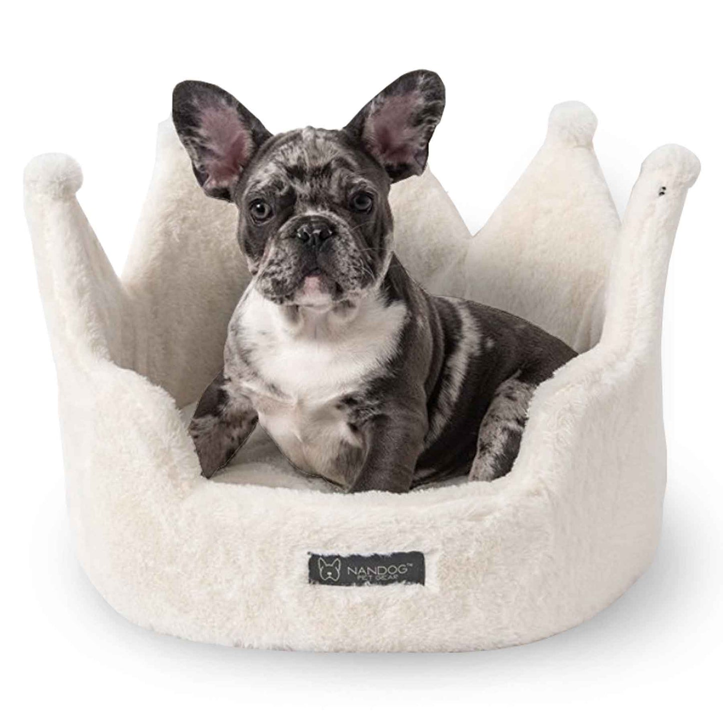 Nandog Crown Bed Super Soft Luxe Bed - Cloud Ivory