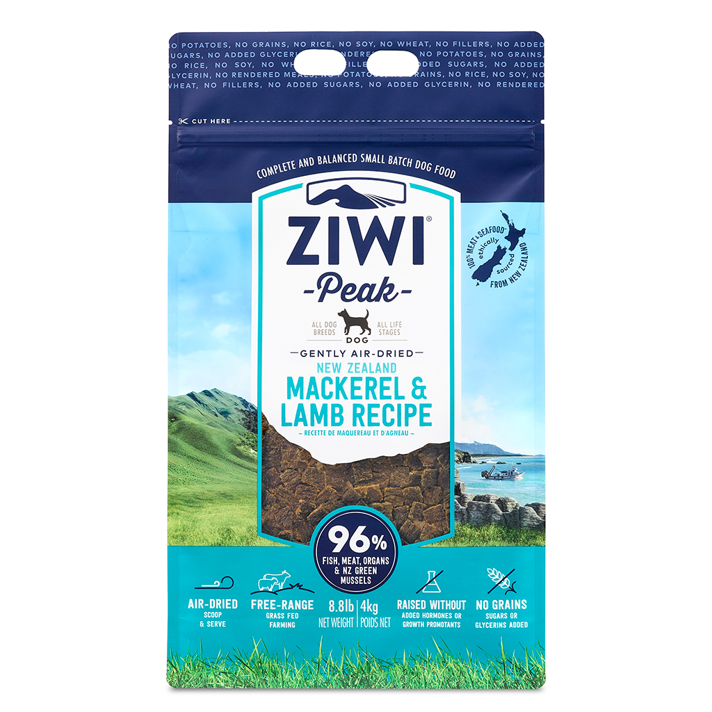 ZIWI Peak Mackerel & Lamb Air Dried Dog Food (4 Sizes)
