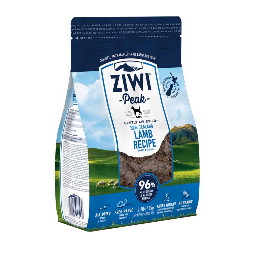 ZIWI Peak Air Dried Lamb Dog Food (4 Sizes)