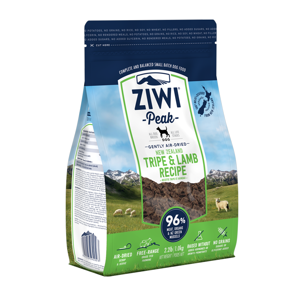 ZIWI Peak Tripe & Lamb Air Dried Dog Food (3 Sizes)