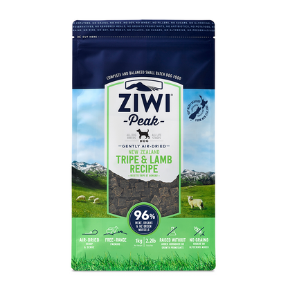 ZIWI Peak Tripe & Lamb Air Dried Dog Food (3 Sizes)