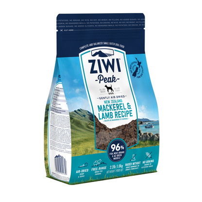 ZIWI Peak Mackerel & Lamb Air Dried Dog Food (4 Sizes)