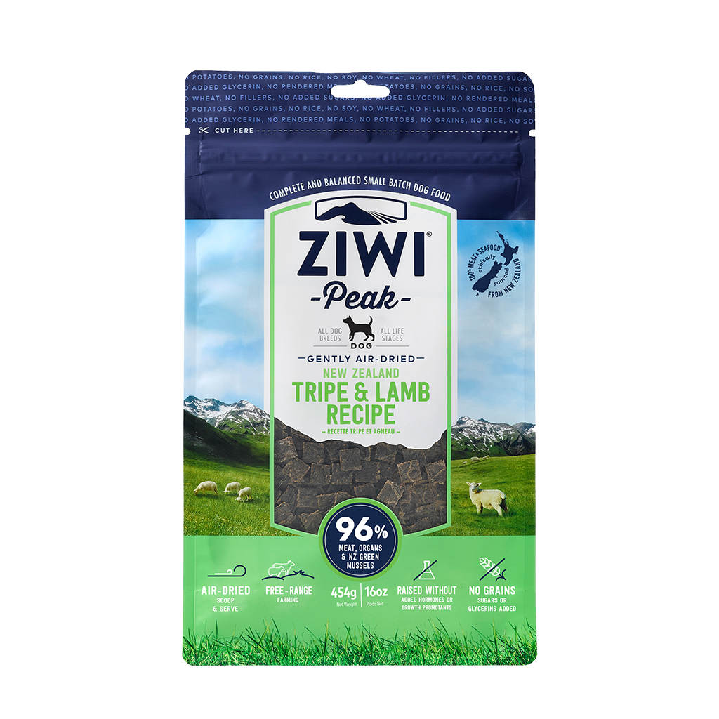 ZIWI Peak Tripe & Lamb Air Dried Dog Food (3 Sizes)