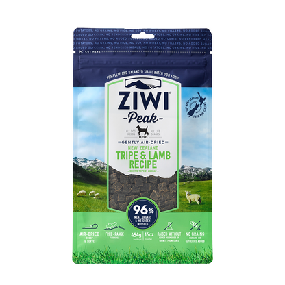 ZIWI Peak Tripe & Lamb Air Dried Dog Food (3 Sizes)