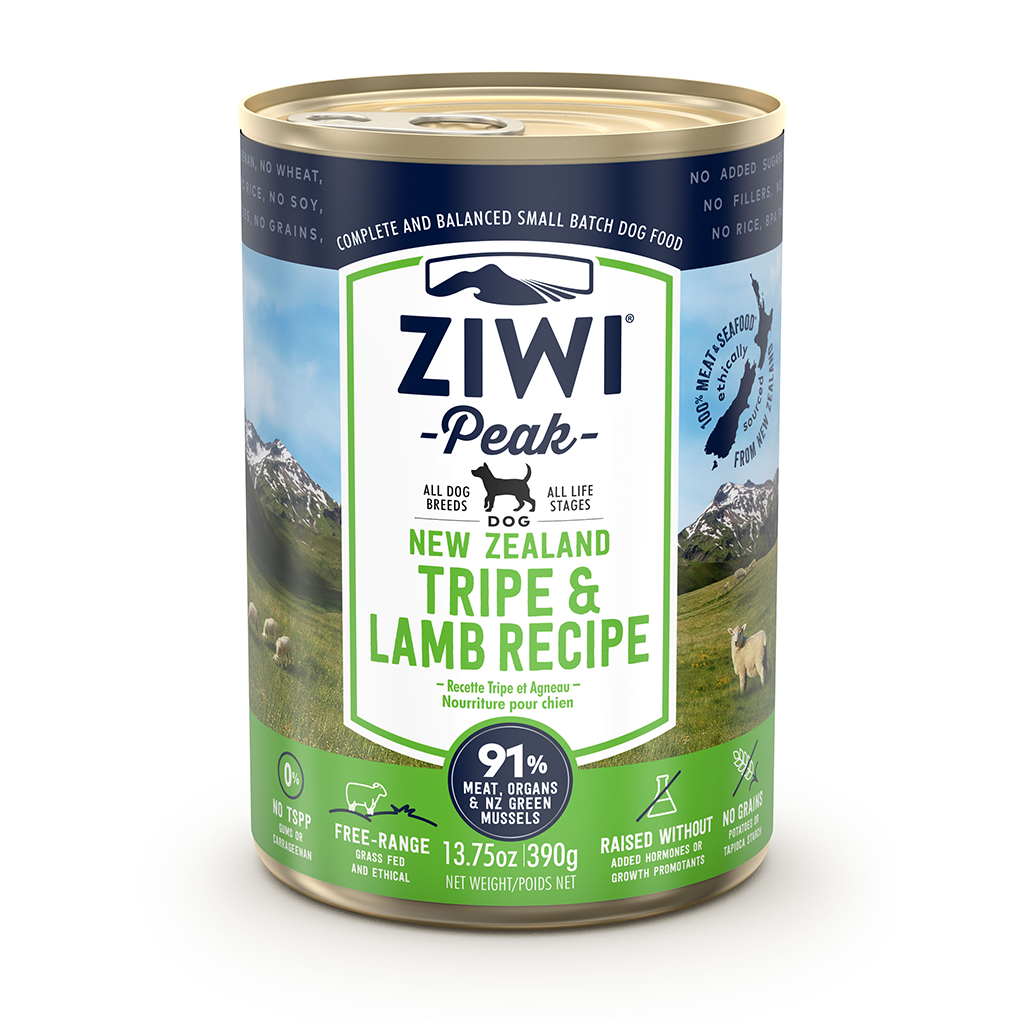ZIWI Peak Tripe and Lamb Canned Dog Food (390g)