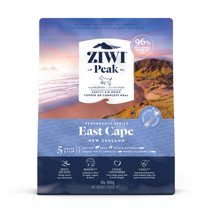 ZIWI Peak Provenance East Cape Air Dried Dog Food (2 Sizes)