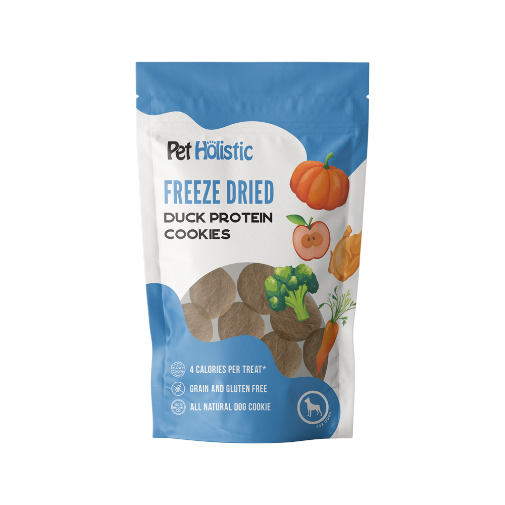 Pet Holistic Freeze Dried Protein Cookies 80g - Duck