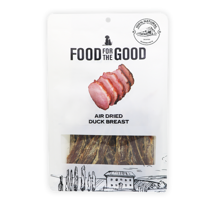 Food For The Good Air Dried Cat & Dog Treats - Duck Breast 300g