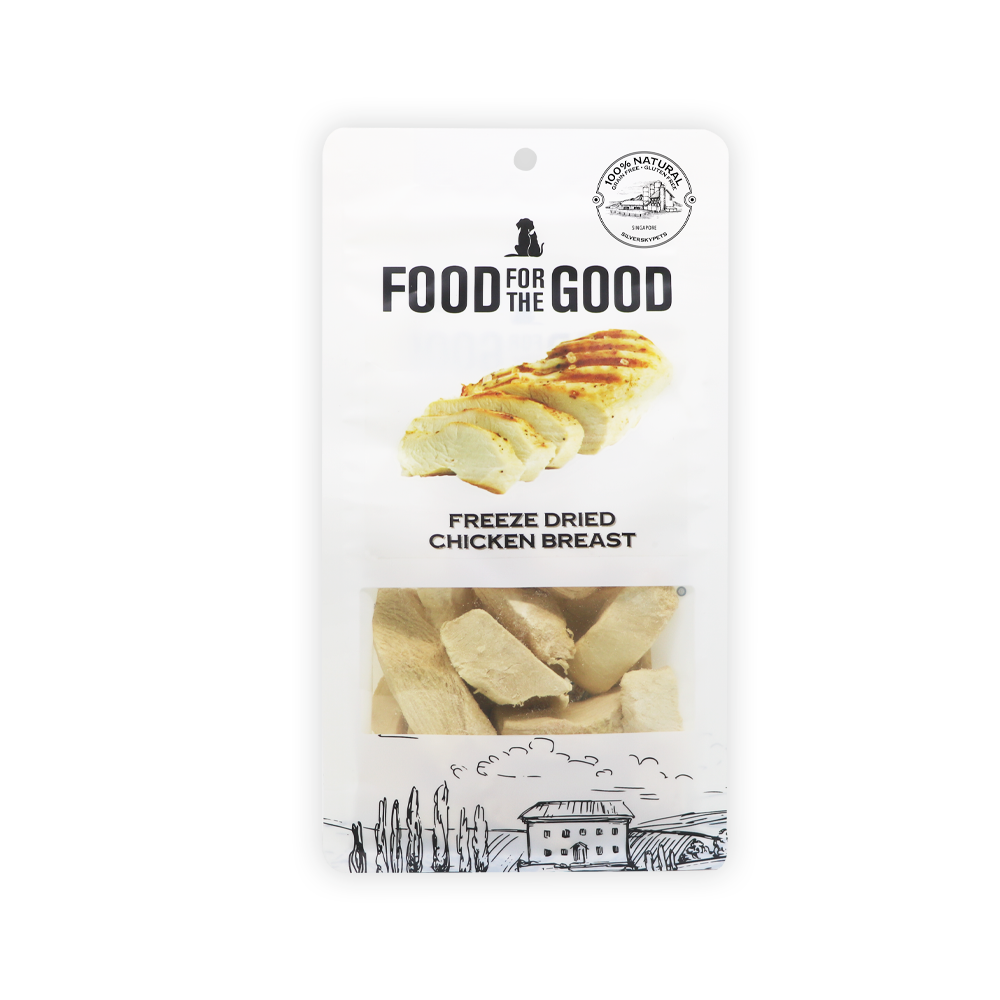 Food For The Good Freeze Dried Cat & Dog Treats - Chicken Breast 70g