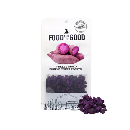 Food For The Good Freeze Dried Cat & Dog Treats - Purple Sweet Potato 100g