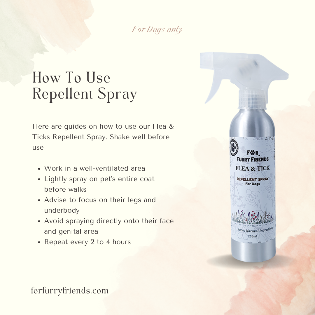 For Furry Friends Flea & Tick Repellent Spray (Dogs)