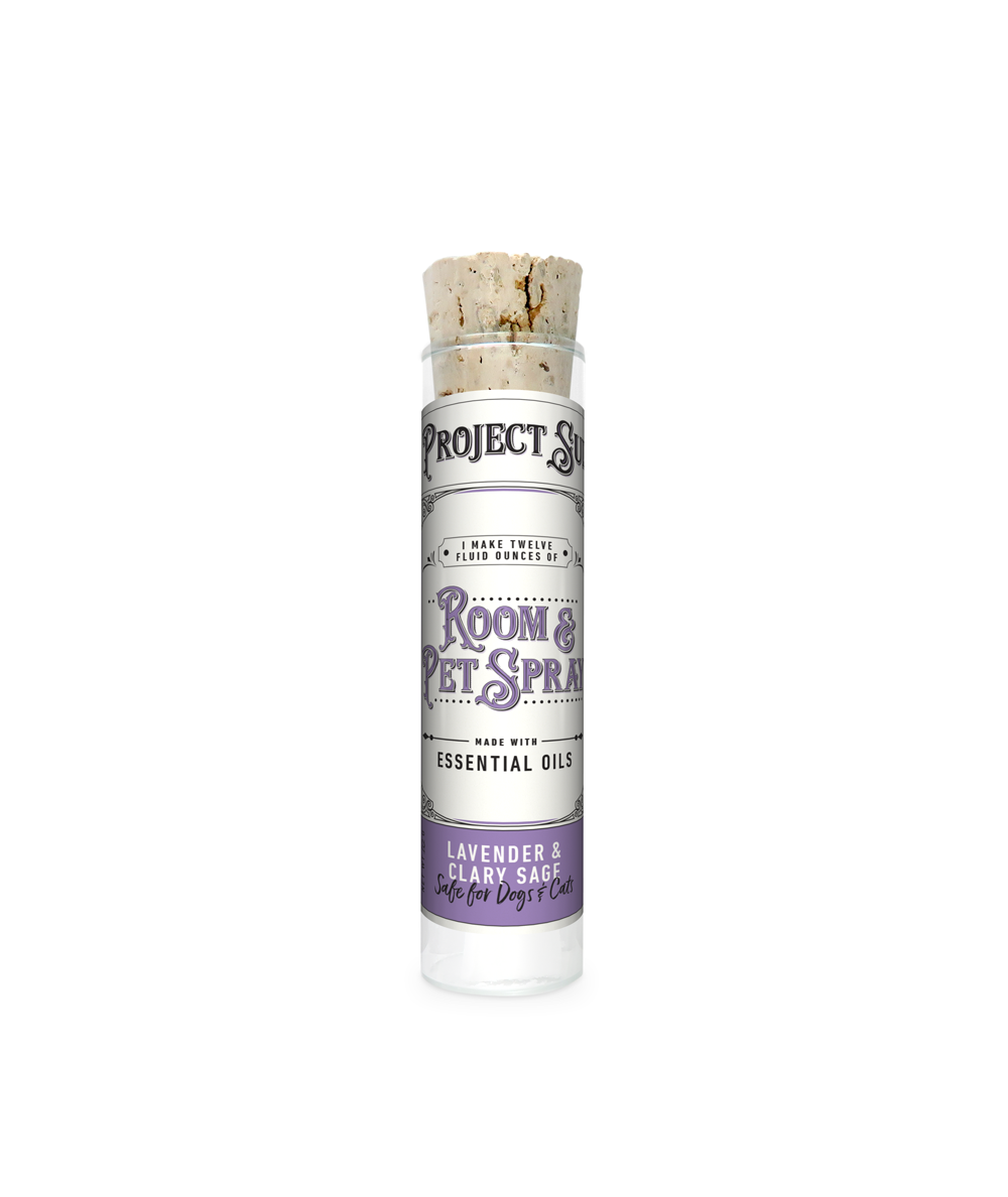 Project Sudz Room & Pet Spray - Lavender & Clary Sage 10 gm (makes 12 fl oz)