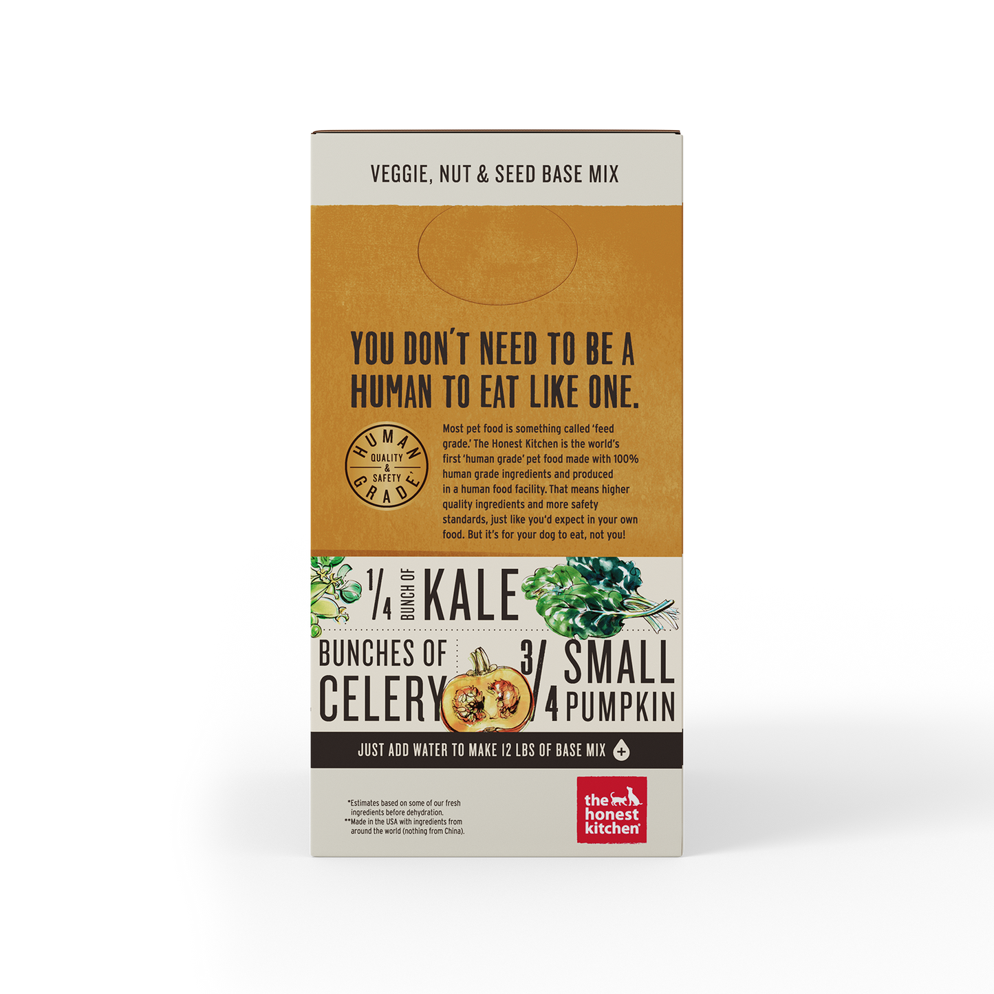 Dehydrated dog food base mix hot sale