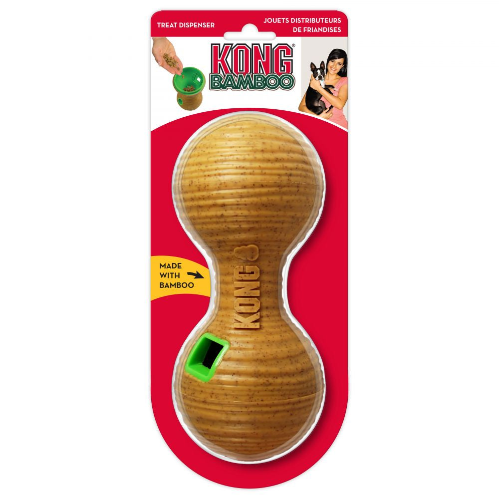 KONG Bamboo Feeder - Dumbbell (M)