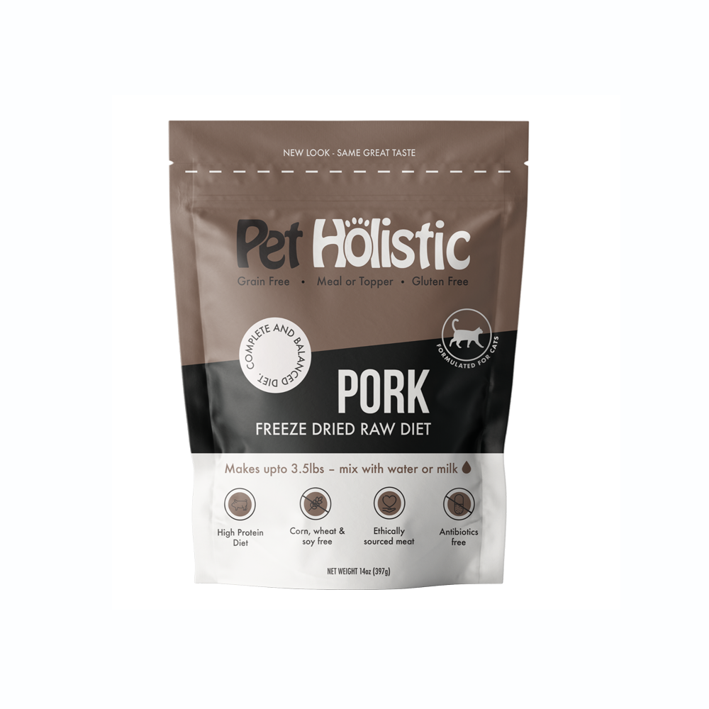 Pet Holistic Freeze Dried Cat Food - Pork 14oz