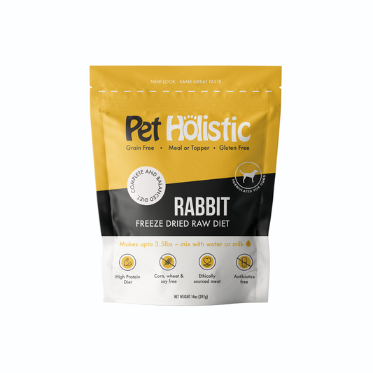 Pet Holistic Freeze Dried Dog Food - Rabbit 11.5oz