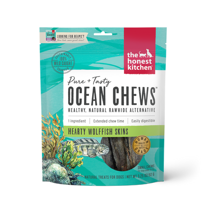 The Honest Kitchen Beams Ocean Chews Wolffish Dog Treats - 3.25 oz