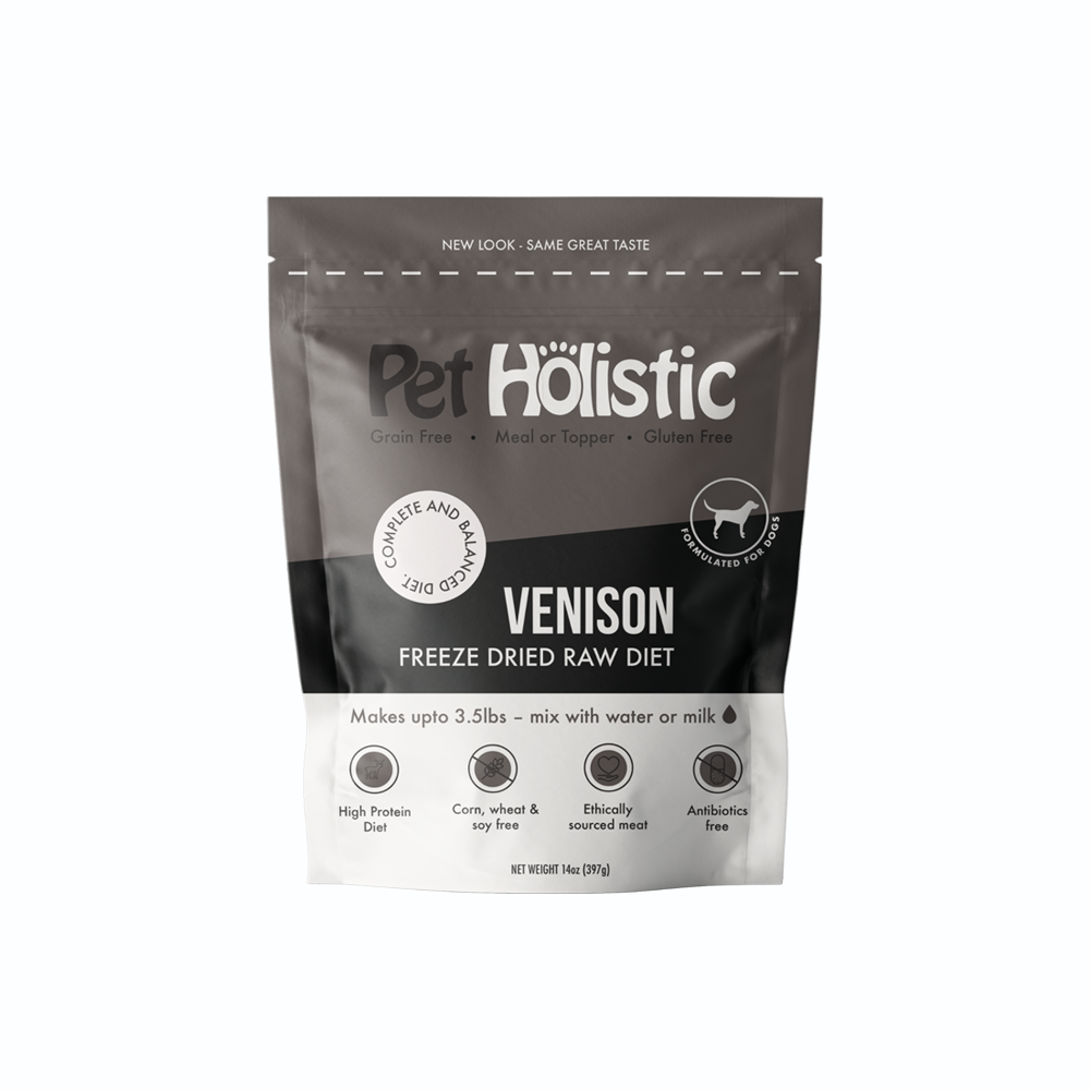 Pet Holistic Freeze Dried Dog Food - Venison 11.5oz