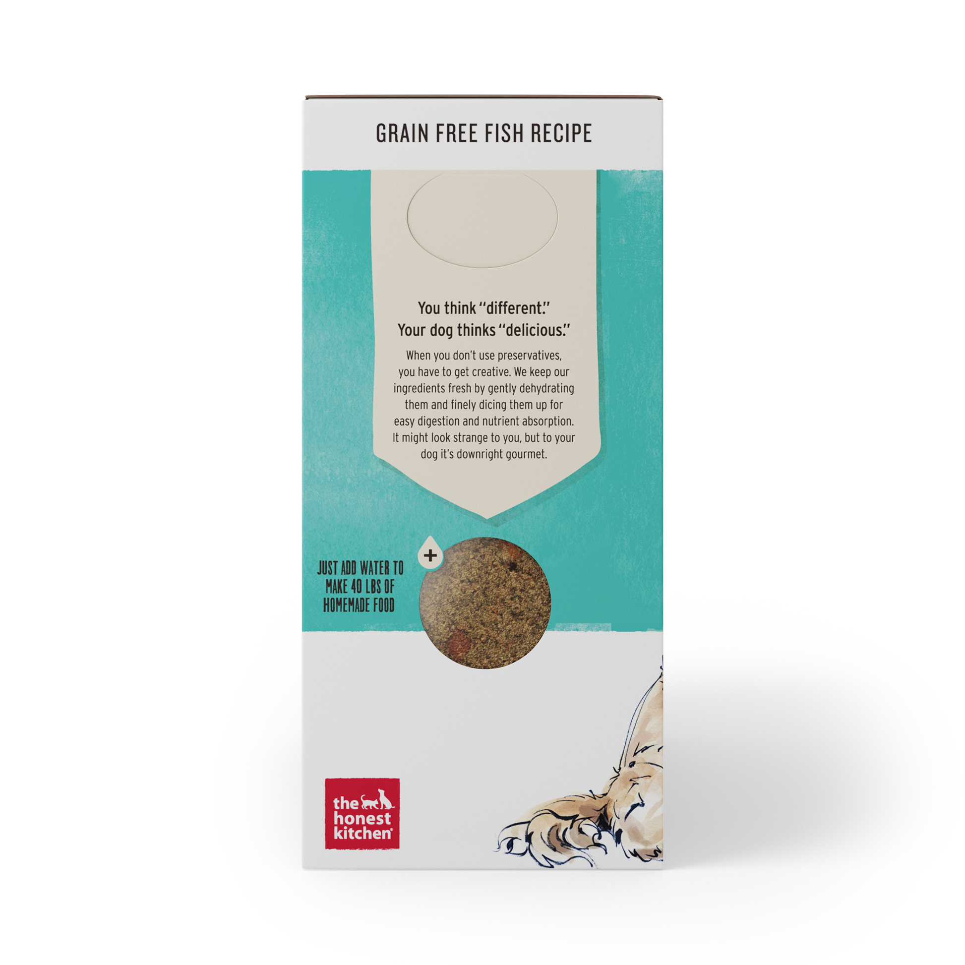 The Honest Kitchen Dehydrated Grain-Free Dog Food Fish Recipe